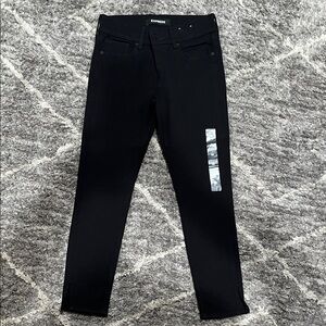 Express Black Cropped Skinny Pants